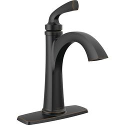 Delta® Geist™ One Handle 4" Oil-Rubbed Bronze Bathroom Sink Faucet at ...
