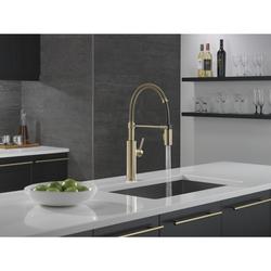 Delta® Antoni™ One-Handle Pull-Down Champagne Bronze Kitchen