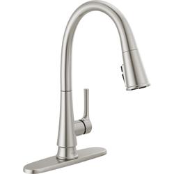 Delta® Corwin™ One-Handle Pull-Down Spotshield® Stainless Kitchen ...