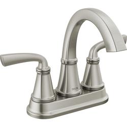 Delta® Geist™ Two-Handle 4" Centerset SpotShield® Brushed Nickel ...
