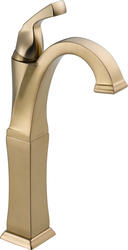 Delta® Dryden™ One-Handle Champagne Bronze Vessel Bathroom Sink Faucet ...