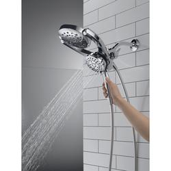 Shower retailer head Delta hydroRain