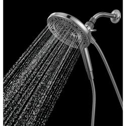 Delta® In2ition® 7-Spray Setting Chrome Fixed Mount Showerhead with ...