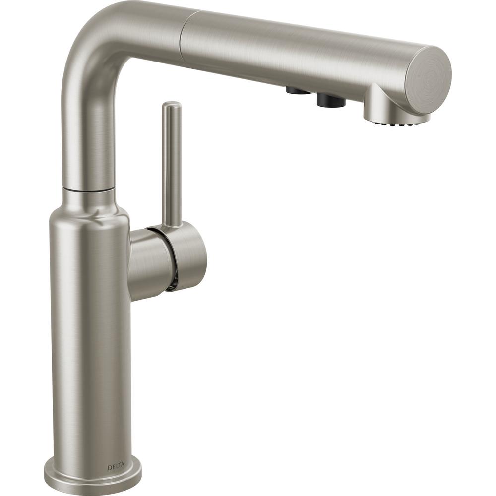 Delta Foundations Single-Handle Pull-Out Sprayer Kitchen deals Faucet In Stainless