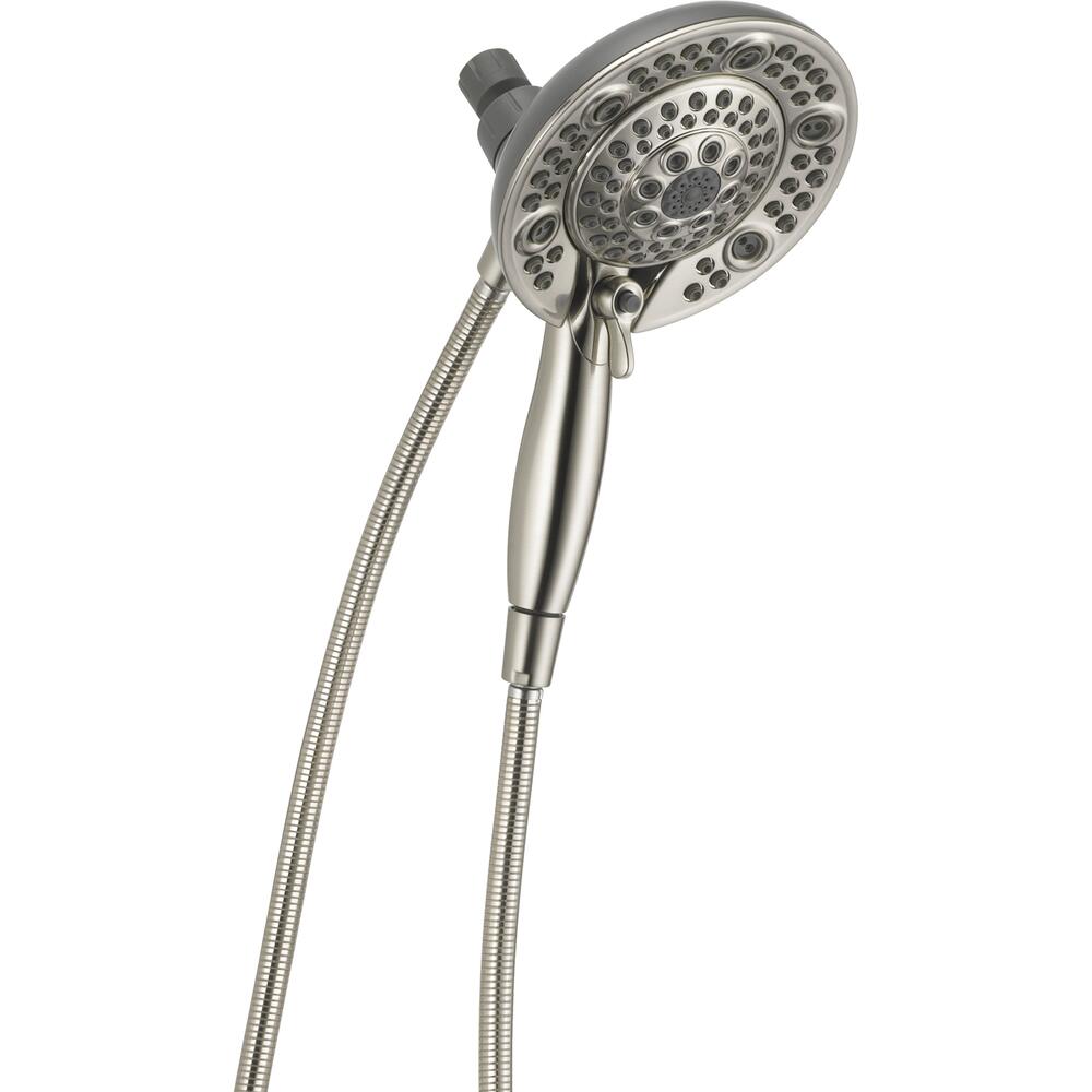 Delta H2O Kinetic Fixed Shower Head top in SpotShield