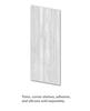 FlexStone® Royale 60"W x 36"D x 80"H Botticino Cream Bathtub/Shower Wall Surround (3-Piece)