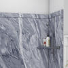 FlexStone® Royale 60"W x 36"D x 80"H Botticino Cream Bathtub/Shower Wall Surround (3-Piece)