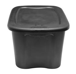 Project Source Northern Houseware Large 18-Gallons (72-Quart) Black Tote Lidless | 18GB