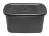 18-Gallon Black Storage Tote