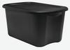 18-Gallon Black Storage Tote