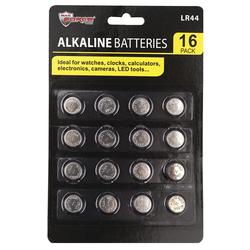Max Force Tools® 1.5-Volt LR44/357 Alkaline Button Cell Batteries - 16 pack  at Menards®