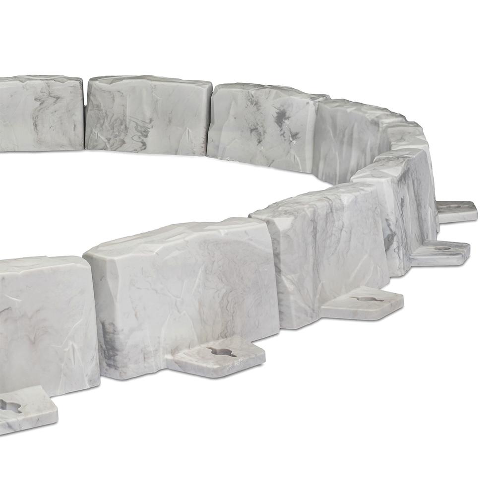 EasyFlex® 10' No-Dig Landscape Edging - Stone EasyFlex® 10' No-Dig Landscape Edging - Stone