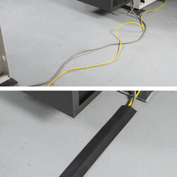 Light Duty Floor Cord Cover Anti-slip Cable Hider and Cable