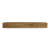 MantelCraft Distressed Rustic Pine 72" Golden Oak Fireplace Mantel Shelf
