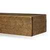 MantelCraft Distressed Rustic Pine 72" Golden Oak Fireplace Mantel Shelf