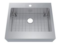 Sinkology SinkSense Grille de Fond d'Evier de Cuisine Alder, Noir Mat, 27,5  po. x 14 po.