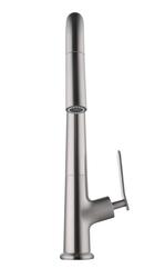 Tuscany® Chevek One-Handle Pull-Down Stainless Kitchen Faucet at