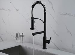 Tuscany® Ridgehill One-Handle Pull-Down Matte Black Kitchen Faucet