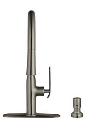 Tuscany® Mythos™ single-handle Pull-Down Stainless Steel Kitchen Faucet ...