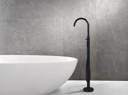 Tuscany® Marianna™ One-Handle Floor-Mount Matte Black Freestanding