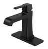WOWOW® WaterFall One-Handle 4" Centerset Brushed Nickel Bathroom Faucet