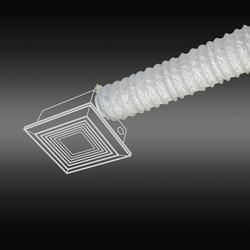 thumbnail interactive-video image 1 of Dundas Jafine FD420ZW White Vinyl Duct - 4x20 Foot Flexible Ventilation Duct For Bathroom Fans 1 of 12