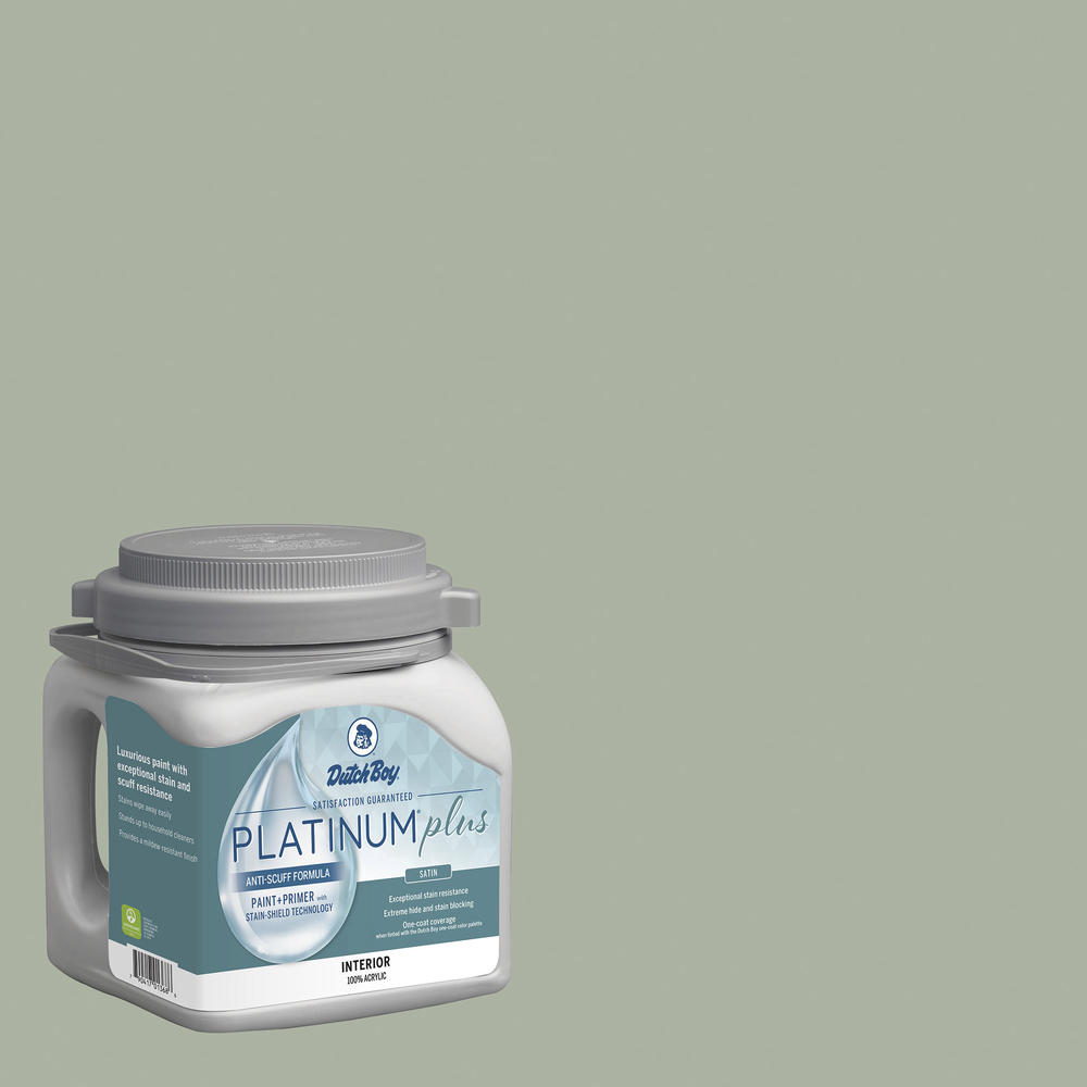 Dutch Boy® Platinum® Plus Interior Satin Neutraled Blue 100% Acrylic Paint + Primer - 1 gal.