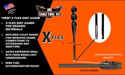 Eagle Tool US X Flex Installer Dirt Auger Drill Bit 3/4 x 54