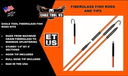 Eagle Tool US Wire and Cable Installer Fiberglass Fish Rod Kit 16