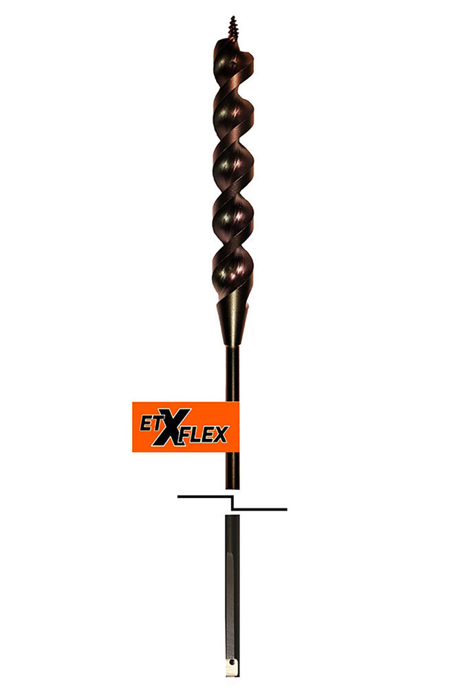 Eagle Tool US Serrated Flex 3/8-in Woodboring Flex Drill Bit Eagle Tool US Serrated Flex 3/8-in Woodboring Flex Drill Bit