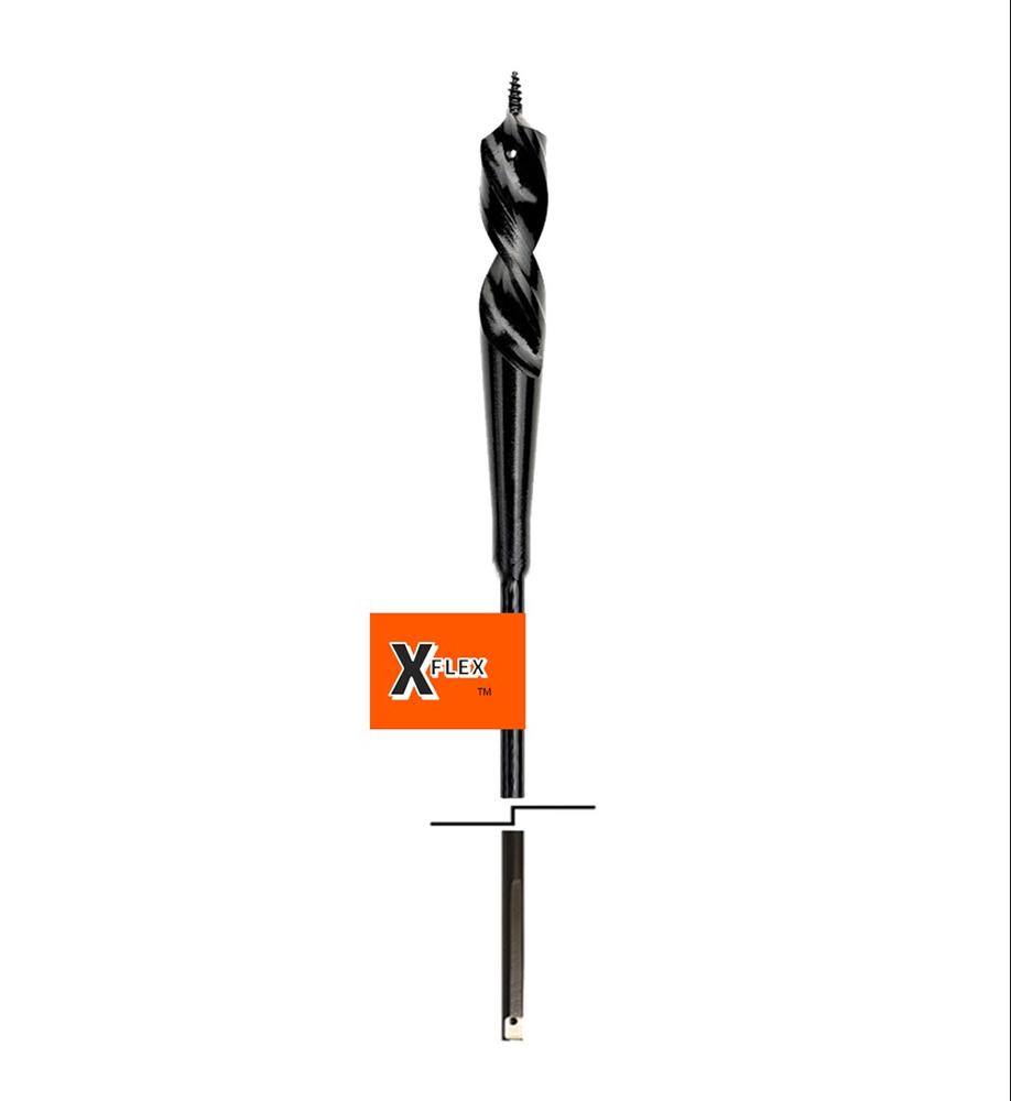 Eagle Tool US Serrated Flex 3/8-in Woodboring Flex Drill Bit Eagle Tool US Serrated Flex 3/8-in Woodboring Flex Drill Bit