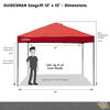 Guidesman™ 10' x 10' EasyLift™ Pop-Up Canopy