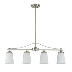 Patriot Lighting® Avani Brushed Nickel 4-Light Island Light at Menards®