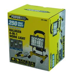 Craftsman Worklight 4-IN-1 Halogen 250 Watt Work Light Led Flashlight  Corded Torch Lamp Lantern Bright Home Garage Shop Light 9005SC