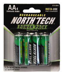 North tech store rechargeable batteries