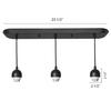 Patriot Lighting® Mix and Match Black 3-Light Adjustable Mini Pendant