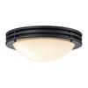 Patriot Lighting® Radburn 13"W Matte Black 2-Light Flush Mount Ceiling Light - 2 Pack