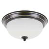 Patriot Lighting® Benny Oil-Rubbed Bronze LED Flush Mount Ceiling Light 2-Pack