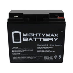 Mighty Max™ 12V 18Ah Sealed Lead Acid (SLA) Rechargeable Battery