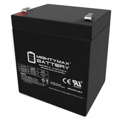 Mighty Max 12V 5 Ah Battery 2 Pack