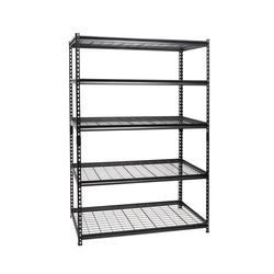 Muscle Rack 48 W x 72 H x 24 D 5 Tier Metal Shelving Unit