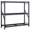 Performax® 77"W x 72"H x 24"D 3-Tier Heavy-Duty Metal Shelving Unit