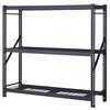 Performax® 77"W x 72"H x 24"D 3-Tier Heavy-Duty Metal Shelving Unit