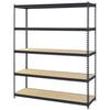 Muscle Rack™ 60"W x 72"H x 18"D 5-Tier Steel Shelving Unit
