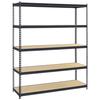 Muscle Rack™ 60"W x 72"H x 18"D 5-Tier Steel Shelving Unit
