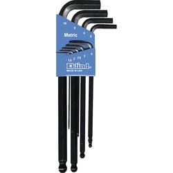 Eklind 17322 Extra Long Metric & SAE Ball End Hex Key Set