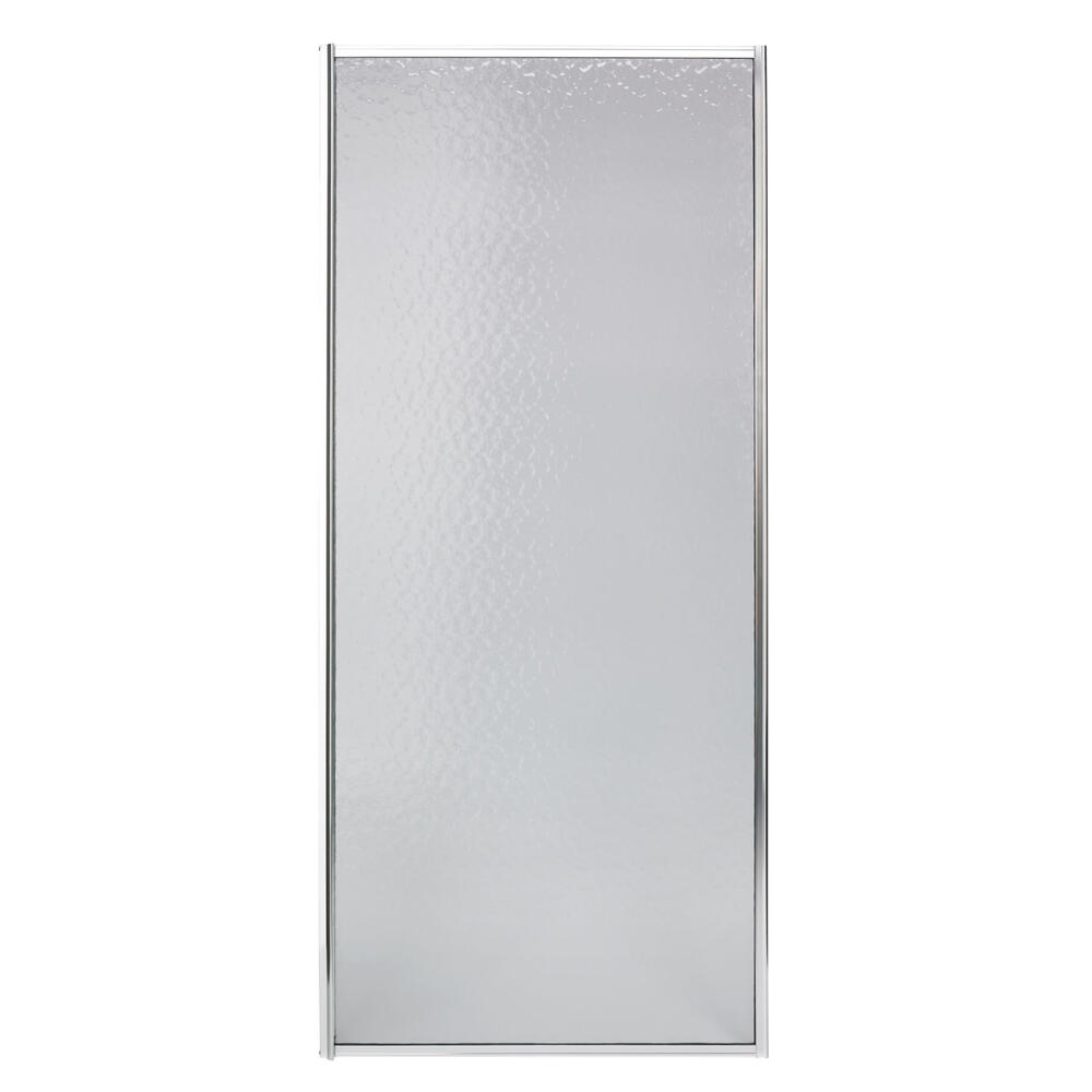 Mustee® 28&quot;W x 64&quot;H Aluminum Framed Pivot Shower Door with Frosted 