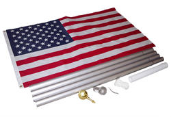 20′ x 5″ x.125″ Sentry Aluminum Flagpole – American Flagpole & Flag Co.