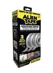 Alien Tape Nano Double Sided Tape Multipurpose Removable Adhesive Transparent Grip Mounting Tape Washable Tape 2pcs, Size: One size, Clear