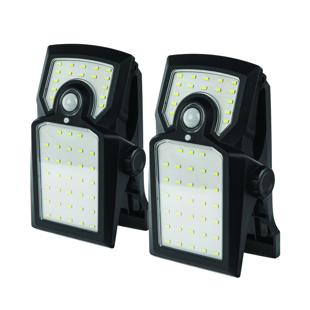 BELL + HOWELL® Solar-Powered Motion Sensing Integrated LED Black